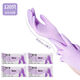 PISSA nitrile gloves food grade housework dishwashing kitchen cleaning durable extended latex disposable gloves store upgraded lengthened and thickened 4 packs 120 ebony purple