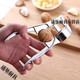 Tuojin garlic masher, manual garlic masher, household garlic masher, garlic peeler, alloy garlic press, extra large extra large garlic press (long tube garlic peeler)