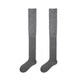 Pami (pami) miu knee-high socks, black socks, women's spring and summer boots, long legs, high non-slip gray jk stockings, gray_70cm knee-high socks, one size fits all, suitable for sizes 36-39