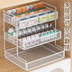 Sanqihu Medicine Box Home Pack Emergency Medicine Medicine Box Storage Box Ventilated and Moisture-Proof Drawer-Type Multi-layer Medicine Box Double-layer Small-Pearl White