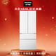 Panasonic Dabai 464L French-style multi-door refrigerator household ultra-thin zero-embedded frequency conversion dual system air-cooled frost-free first-class energy efficiency NR-EW46TGB-W national subsidy