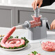 Sausage enema machine household sausage enema machine artifact food grade manual sausage filling tool can sausage casing sausage machine food grade modern gray 4 intestine mouth / integrated storage