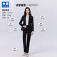 Fashion suit collar women's suit jacket non-iron drape business formal interview job hunting temperament slim small suit