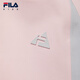 FILA children's jacket 2026 spring new style girls' outdoor loose hooded top for middle and large children red pink-PK 140