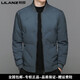 LILANZ down jacket baseball collar autumn and winter new style white duck down thin versatile jacket down jacket for young and middle-aged people haze blue M (165) recommended 80-100Jin Jin equals 0.5 kg