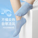 AUN Modal + Spandex AUN invisible socks summer thin dry dry breathable soft comfortable deodorant socks casual invisible socks 017 2 white 2 blue 2 blue one size modal skin friendly deodorant exquisite gift box