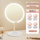 DYQT2025 New Mirror Makeup Mirror with Light Desktop LED Rotating Storage Box Two-in-One Fill-Light Makeup Mirror Basic Shell White Perfect for Watching Makeup and TV Dramas
