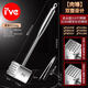 I VE316 stainless steel meat hammer, household meat loosening needle, meat hammer, kitchen tendon cutting knife, pork chop and steak hole punching tool, 316 double-sided meat hammer, labor-saving design - free meat clip and nail brush