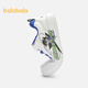 BALABALA Detective Conan IP mall same style children's sneakers boys 2026 new sneakers white blue tone 00418 34