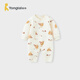 Tongtai (TONGTAI) baby jumpsuit autumn and winter pure cotton baby clothes children's clothespin cotton boneless crawl suit orange 90cm