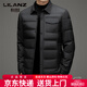 LILANZ down jacket men's thin short style 2026 new winter coat stand collar casual thickened warm winter coat khaki M 170