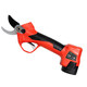 Ichiro Nakamura Electric Fruit Tree Pruning Shears Labor-saving Branch Scissors Wireless Lithium-Based Scissors Powerful Pruning Pruning Machine Red_--Contains two batteries