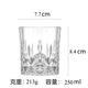 Yusenyi Beverage European glass whiskey bar beer glass foreign wine glass glass liquor crystal glass 250ml 1 piece 250ml 250 pieces 250ml 1 piece