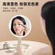Mirror make-up mirror with light desktop table mirror can be held as a dressing table portable make-up mirror LED2024 new style pearl white height-liftable + chassis storage
