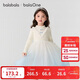 Bala BalaOne children's clothing female princess dress 2025 autumn and winter children's dress knitted mesh skirt 209425111001