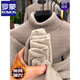ROMON turtleneck sweater for men 2025 new autumn and winter warm plus velvet thickened knitted bottoming sweater for men trendy camel XL 175/52 recommended 135-150Jin Jin equals 0.5 kg