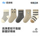 Nido Bear children's socks for boys winter boneless cotton socks for boys baby socks loose mouth baby socks for small and medium-sized boys spring and autumn W5059 gray and white panda 5 pairs 1-3 years old (suitable for feet 12-14cm)