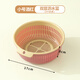 Shantou Lincun double-layer drain sieve multi-functional household plastic vegetable basket fruit washing basin drain basket sieve vegetable basket small wine red