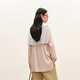 LESSLESSLESSLESSLESSLESS 2026 Spring New Mulberry Silk Straight Loose Long-Sleeved Shirt 2Q1213490 681 Elegant Pink M