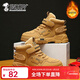 SNOOPY Snoopy children's shoes children's Martin boots for boys and girls winter short cotton boots short velvet warm cotton shoes 2006 brown 37