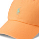 Polo Ralph Lauren Unisex Classic Cotton Khaki Baseball Cap RL54195 800-Orange ONE