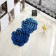 Fantasy simple modern 3D three-dimensional rose floor mat wedding room living room carpet ins style no-wash rose red 70x140 cm