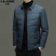 LiLang Mall's same style men's down jacket winter new thin lapel jacket middle and young men's warm casual jacket Hulan 9633 L 175