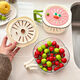 Fantasy dopamine sink drain basket new style fruit washing and preservation multi-functional household tableware 2025 new dish sink pink + patch