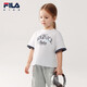 FILA children's clothing short T-shirt 2026 spring girls short-sleeved T-shirt