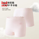 MiiOW children's underwear for girls, comfortable pure cotton four-corner breathable girl's 7A crotch boxer shorts for big children, purple-apricot-pink-blue 170 110 M size recommended weight 20-28Jin Jin equals 0.5 kg