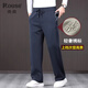 Lords Spring and Autumn New Men's Casual Pants Straight Leg Wide Leg Sports Pants Men's Blue Regular XL