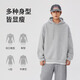 MINISO American fashion brand cartoon heavyweight hooded sweatshirt for men and women spring and autumn loose couple pullover hoodie versatile casual jacket white flower gray (m poodle chest label_m white plush dog back label) 4XL (weight 205-230Jin Jin is equal to 0.5 kg)