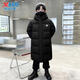 Xtep children's mid-length down jacket boys' thickened and warm winter new winter jacket for teenagers and older children Duku green upgraded thickened constant temperature and warm 170