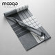 MOOQO scarf men's winter Korean style versatile striped warm scarf birthday gift gift box trendy gray rice line
