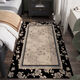 Fantasy bedroom bedside carpet retro style long blanket under the bed room non-slip floor mat household stain-resistant vacuum bed front mat 120x160cm upgraded Belgian velvet Muning