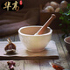 Zhizhou France Emile Henry imported garlic masher garlic mortar manual spice grinder ceramic mortar clay color 0.45L