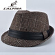 Alpina Kangaroo Men's Hat Autumn and Winter Middle-aged and Elderly Hats Men's British Gentleman Hats Spring and Autumn Elderly Dad Hats Brown Thick One Size