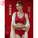 LangSha (LangSha) zodiac year red underwear set for women with big breasts, push-up and side breasts, wedding bride, thin bra, gift box, single piece, gift box AS807 M
