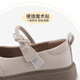 XIAO MI BU children's shoes girls' small leather shoes spring new soft sole simple princess style leather shoes