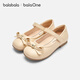 Balabala balaOne Balabala children's princess shoes for girls 2025 new spring and autumn sweet princess soft-soled shoes off-white 10301 23 (foot length 13.8-14.2/inner length 15.2)