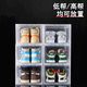 Yusenyi SWOOSH magnetic acrylic shoe box storage box transparent aj football shoes anti-oxidation plastic home shoe cabinet shoe wall magnetic black 8 pieces magnetic black 8 pieces 34x26x19cm 34 34x26x19cm