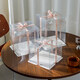 Internet celebrity customized fully transparent birthday cake box double layer heightening 44668812 inch baking packaging box fully transparent (set of 50) 10 inch double layer 30*30*24cm