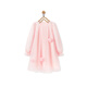 MiniPeace Children's Clothing Spring New Girls Dress FBFAG111S Crystal Rose Pink 110
