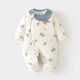 JOYNCLEON winter baby thickened jumpsuit baby quilted newborn warm cotton clothing infant crawler clothing outing clothes LTY0500 blue (blue rhyme berry fragrance 120g cotton one-piece) 80cm 9-12 months recommended weight 8.5-10kg