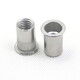 Xu ordered 304 stainless steel rivet nut flat head pull cap anchor M3M4M5M6M8M10M12 size countersunk head rivet M3 flat head 10 pieces