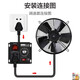 220V electronic voltage regulator single-phase AC adjustable motor controller fan fan stepless temperature adjustment and dimming upgrade 4000W (wiring type)