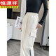 Hengyuanxiang Workwear Down Pants Women's Northeast minus 40 degree windproof pants winter fashion outer wear thickened assault pants three-proof cotton pants white New national standard 90 white duck down S Recommended weight 80-90 Jin Jin equals 0.5 kg