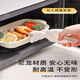 DEATKN Japanese anti-scalding dishware and tableware artifact kitchen special plate multifunctional silicone anti-slip plate picker plate clamp silicone anti-scalding - non-slip white