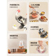 Garlic grinder meat grinder household electric small stainless steel mixing and smashing multi-functional condiment garlic paste 2Jin Jin is equal to 0.5kg meat 304 stainless steel bowl two blades