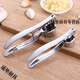 Tuojin garlic masher, manual garlic masher, household garlic masher, garlic peeler, alloy garlic press, extra large extra large garlic press (long tube garlic peeler)